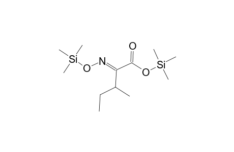 Trimethylsilyl (2Z)-3-methyl-2-([(trimethylsilyl)oxy]imino)pentanoate