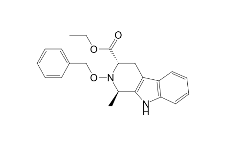 1H-Pyrido[3,4-b]indole-3-carboxylic acid, 2,3,4,9-tetrahydro-1-methyl-2-(phenylmethoxy)-, ethyl ester, (1R-cis)-