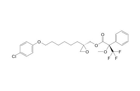 [(2R)-2-[6-(4-chlorophenoxy)hexyl]oxiran-2-yl]methyl (2S)-3,3,3-trifluoro-2-methoxy-2-phenyl-propanoate