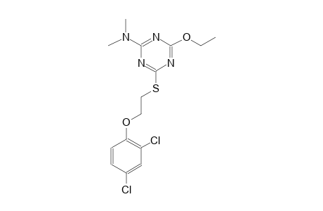 4-{[2-(2,4-dichlorophenoxy)ethyl]sulfanyl}-6-ethoxy-N,N-dimethyl-1,3,5-triazin-2-amine