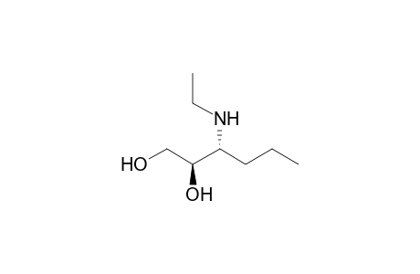 (2R,3R)-3-Ethylamino-1,2-hexanediol