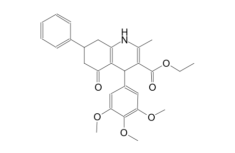 3-quinolinecarboxylic acid, 1,4,5,6,7,8-hexahydro-2-methyl-5-oxo-7-phenyl-4-(3,4,5-trimethoxyphenyl)-, ethyl ester