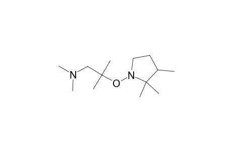 1-Propanamine, N,N,2-trimethyl-2-[(2,2,3-trimethyl-1-pyrrolidinyl)oxy]-, (S)-