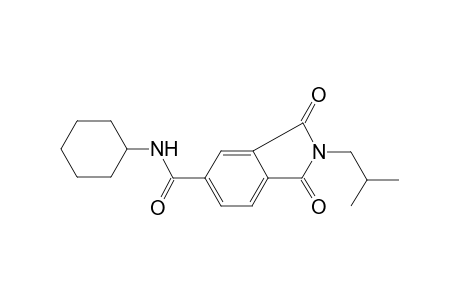 Isiondole-5-carboxamide, 2,3-dihydro-N-cyclohexyl-2-(2-methylpropyl)-1,3-dioxo-