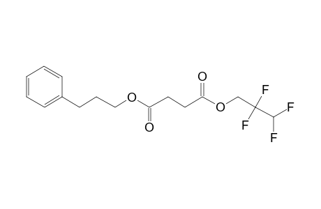 Succinic acid, 2,2,3,3-tetrafluoropropyl 3-phenylpropyl ester