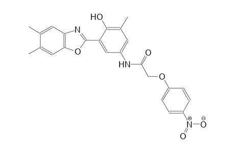 acetamide, N-[3-(5,6-dimethyl-2-benzoxazolyl)-4-hydroxy-5-methylphenyl]-2-(4-nitrophenoxy)-