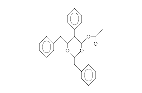 2,6-Dibenzyl-5-phenyl-1,3-dioxan-4-ol acetate