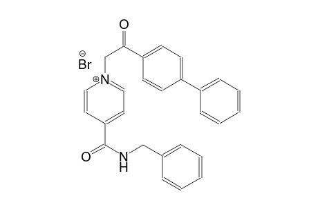 4-[(benzylamino)carbonyl]-1-(2-[1,1'-biphenyl]-4-yl-2-oxoethyl)pyridinium bromide