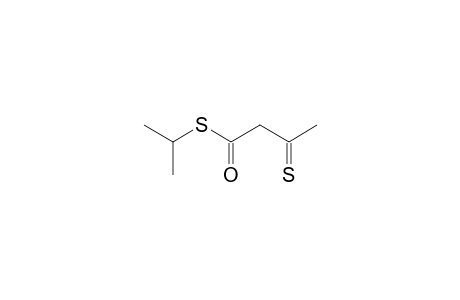 Acetoacetic acid, 1,3-dithio-, S-isopropyl ester