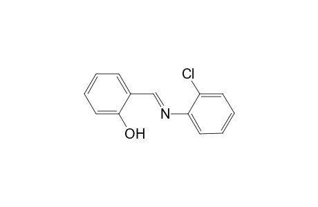 2-((E)-[(2-Chlorophenyl)imino]methyl)phenol