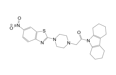 9-{[4-(6-nitro-1,3-benzothiazol-2-yl)-1-piperazinyl]acetyl}-2,3,4,5,6,7,8,9-octahydro-1H-carbazole