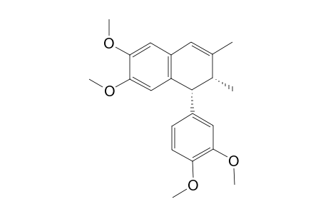 (+)-7'-EPI-CYCLOGALGRAVIN;(7'R,8'R)-3',4',4,5-TETRAMETHOXY-2,7'-CYCLOLIGNAN-7-ENE