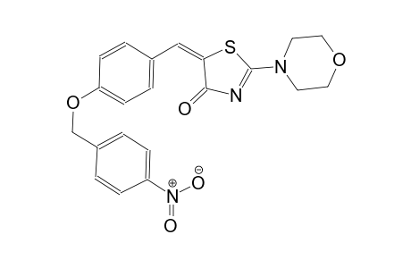 (5E)-2-(4-morpholinyl)-5-{4-[(4-nitrobenzyl)oxy]benzylidene}-1,3-thiazol-4(5H)-one