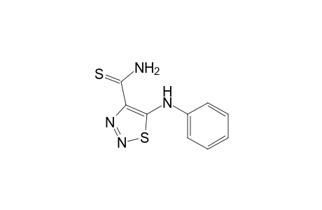 5-(Phenylamino)-4-[thioamido]-1,2,3-thiadiazole