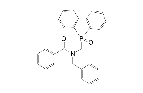 N-(diphenylphosphorylmethyl)-N-(phenylmethyl)benzamide