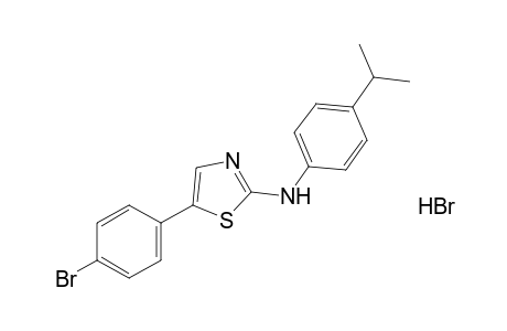 5-(p-bromophenyl)-2-cumidinothiazole, monohydrobromide