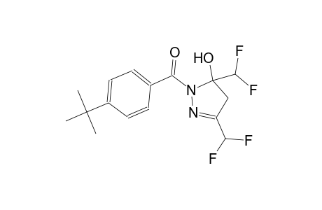 1-(4-tert-butylbenzoyl)-3,5-bis(difluoromethyl)-4,5-dihydro-1H-pyrazol-5-ol
