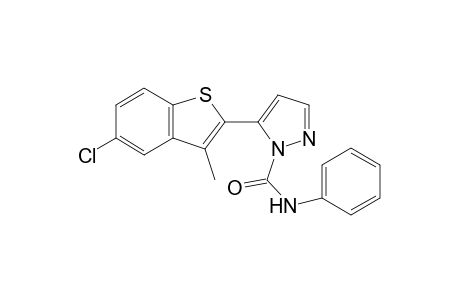5-(5-chloro-3-methylbenzo[b]thien-2-yl)pyrazol-1-carboxanilide