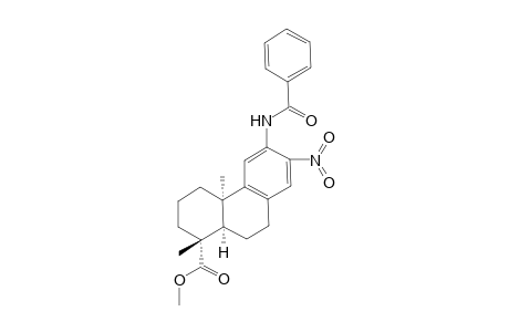 Methyl (1R,4aR,10aR)-6-Benzamido-1,4a-dimethyl-7-nitro-1,2,3,4,4a.9,10,10a-octahydrophenanthrene-1-carboxylate