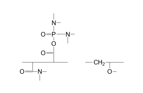 Poly(maleic anhydride-co-methyl vinyl ether) with hexamethyl phosphoric acid triamide, reaction product