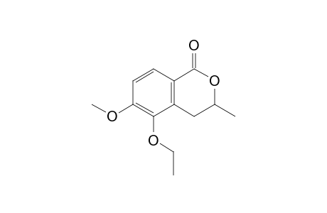 5-Ethoxy-6-methoxy-3-methyl-3,4-dihydroisocoumarin