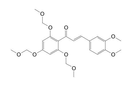 (E)-3-(3,4-dimethoxyphenyl)-1-[2,4,6-tris(methoxymethoxy)phenyl]-2-propen-1-one