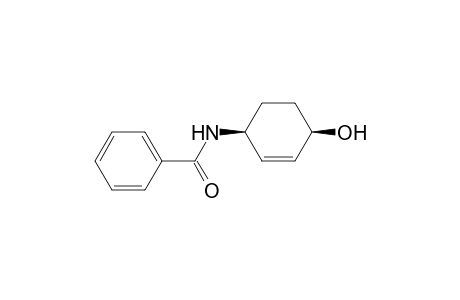 N-[(1S,4R)-4-hydroxy-1-cyclohex-2-enyl]benzamide