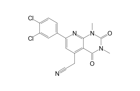 7-(3,4-Dichlorophenyl)-5-cyanomethyl-1,3-dimethyl-2,4-dioxopyrido[2,3-d]pyrimidine