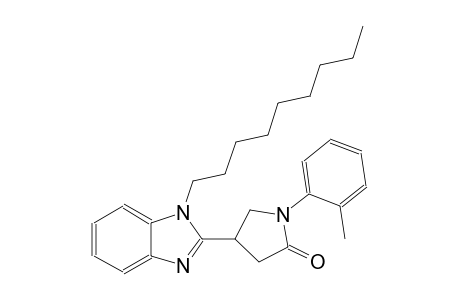 1-(2-methylphenyl)-4-(1-nonyl-1H-benzimidazol-2-yl)-2-pyrrolidinone