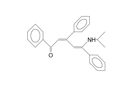 cis-5-Isopropylamino-1,3,5-triphenyl-cis-2,4-pentadien-1-one