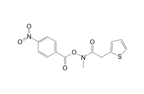 N-(4-Nitrobenzoyloxy)-N-methyl-2-(2-thienyl)acetamide