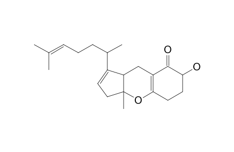 7-hydroxy-3a-methyl-1-(6-methylhept-5-en-2-yl)-3,5,6,7,9,9a-hexahydrocyclopenta[b]chromen-8-one
