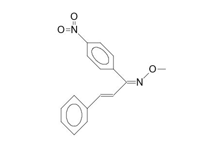 3-(4-Nitro-phenyl)-1-phenyl-(E,Z)-propen-3-one oxime O-methyl ether