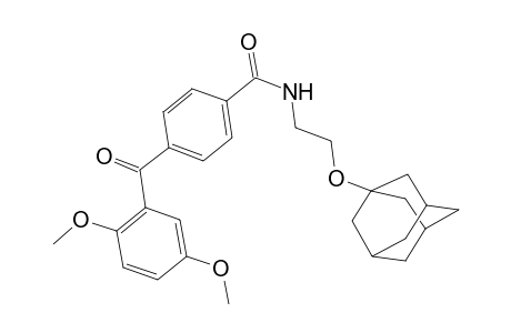 N-[2-(1-adamantyloxy)ethyl]-4-(2,5-dimethoxybenzoyl)benzamide