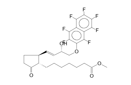 11-DEOXY-16-(HEPTAFLUORONAPHTH-2-YLOXY)-15ALPHA-PROSTAGLANDIN-E1,METHYL ESTER