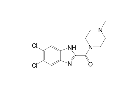 5,6-Dichloro-2-[(4-methylpiperazin-1-yl)carbonyl]-1H-benzimidazole