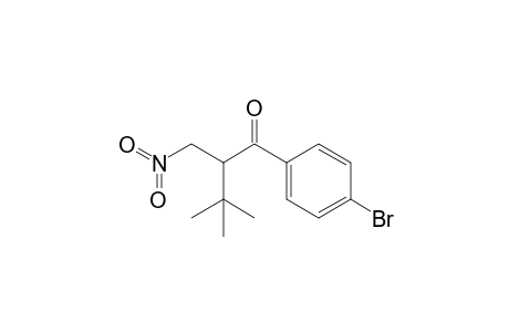 1-(4-Bromophenyl)-3,3-dimethyl-2-(nitromethyl)butan-1-one