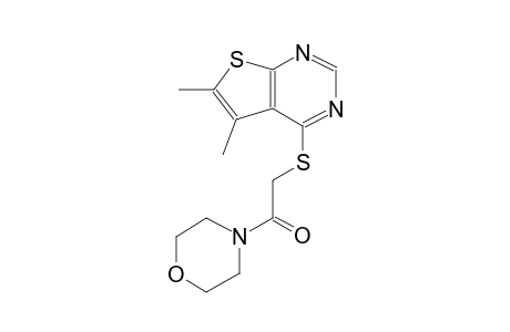 thieno[2,3-d]pyrimidine, 5,6-dimethyl-4-[[2-(4-morpholinyl)-2-oxoethyl]thio]-