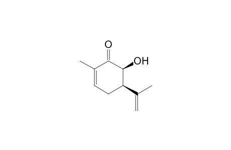 6-Hydroxy-5-isopropenyl-2-methyl-2-cyclohexen-1-one