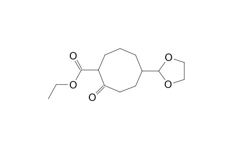 6-(1,3-Dioxolan-2-yl)-2-carbethoxycyclooctanone