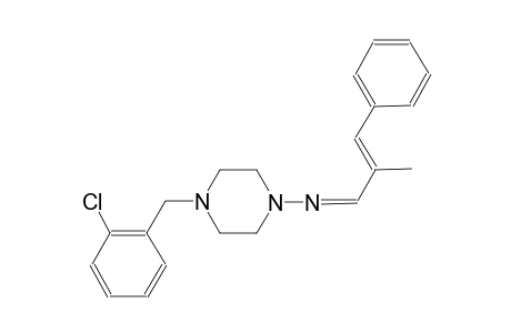 1-piperazinamine, 4-[(2-chlorophenyl)methyl]-N-[(Z,2E)-2-methyl-3-phenyl-2-propenylidene]-