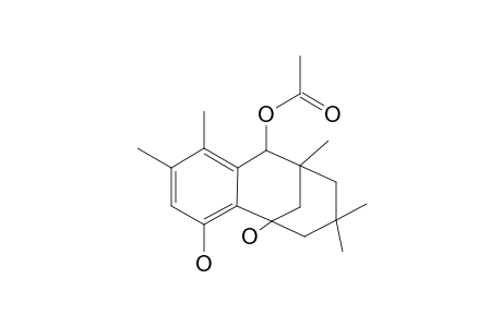 8-ACETOXY-6-METHYL-5-NOR-DIISOPHORA-2(7),3,5-TRIENE-1,3-DIOL