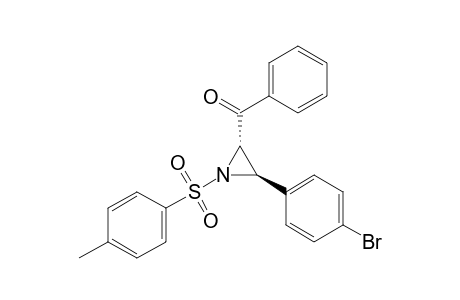 (2S,3R)-2-Benzoyl-3-(4-bromophenyl)-1-(4-toluenesulfonyl)aziridine