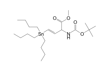 3-Butenoic acid, 2-(t-butoxycarbonylamino)-4-tributylstannyl-, methyl ester
