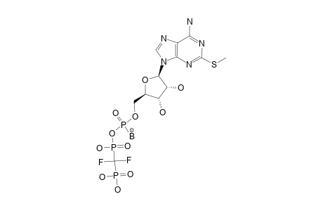 2-MES-ADENOSINE-5'-O-(ALPHA-BORANOTRIPHOSPHATE)-BETA,GAMMA-CF2