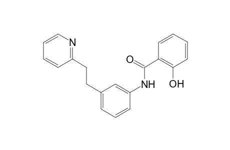 2-Hydroxy-N-{3-[2-(pyridin-2-yl)ethyl]phenyl}benzamide