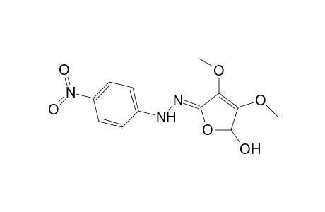 2(5H)-Furanone, 5-hydroxy-3,4-dimethoxy-, (4-nitrophenyl)hydrazone