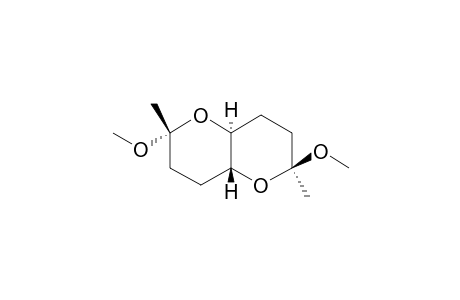 (2R,4aR,6S,8aS)-2,6-dimethoxy-2,6-dimethyl-3,4,4a,7,8,8a-hexahydropyrano[6,5-e]pyran