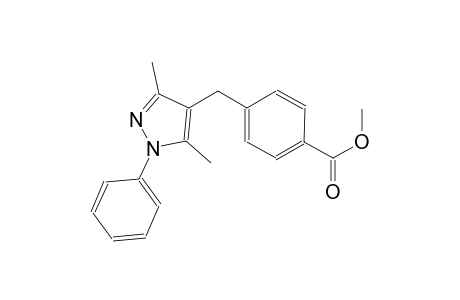 benzoic acid, 4-[(3,5-dimethyl-1-phenyl-1H-pyrazol-4-yl)methyl]-,methyl ester