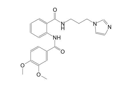benzamide, N-[2-[[[3-(1H-imidazol-1-yl)propyl]amino]carbonyl]phenyl]-3,4-dimethoxy-
